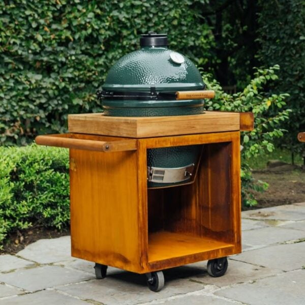 Gartengrill aus Corten™ mit Rollen | OFYR | OFYR Kamado Table PRO - Image 2