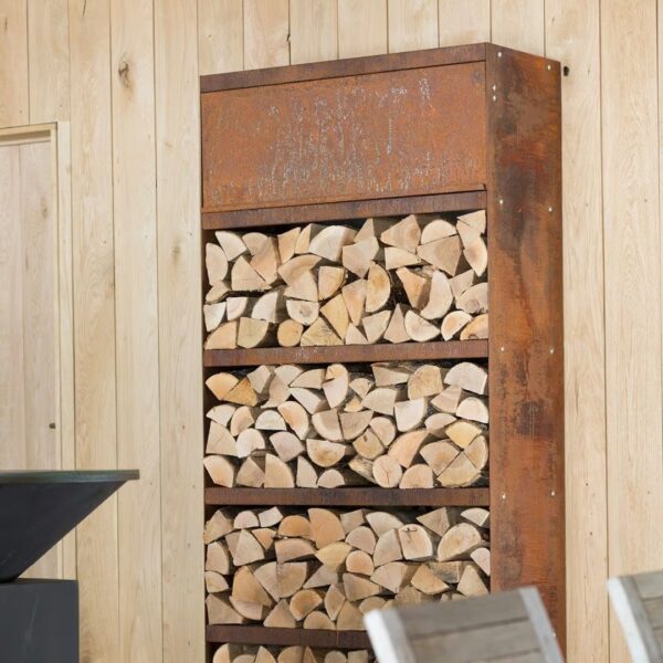 Holzkorb aus Corten™ | OFYR | OFYR Wood Storages - Image 2