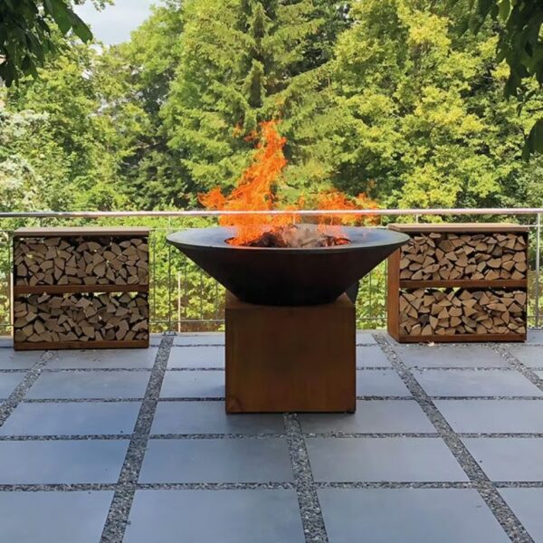 Holz- Gartengrill aus Corten™ | OFYR | OFYR XL - Image 2