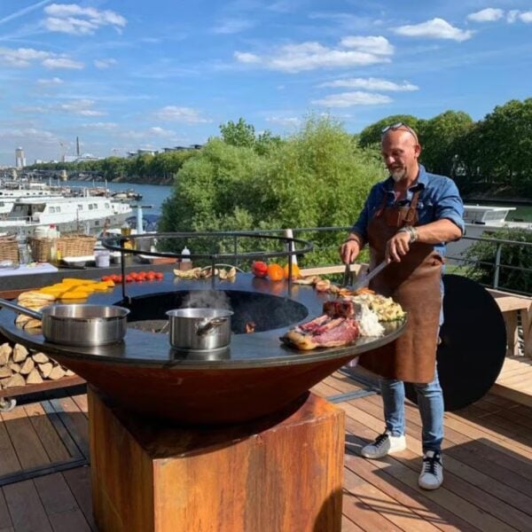 Holz- Gartengrill aus Corten™ | OFYR | OFYR XL - Image 4