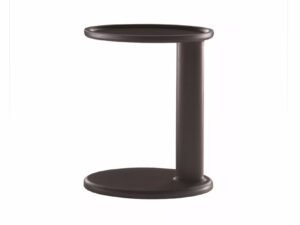 Ovaler Couchtisch aus massivem Holz | Flexform