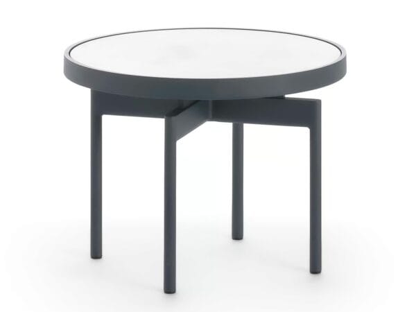 Runder Garten-Beistelltisch aus Porzellan | GANDIABLASCO | Onde - Image 3