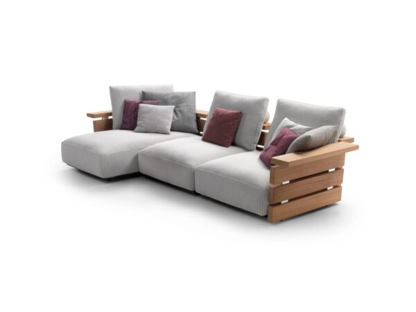 Garten Anbausofa aus Stoff | Flexform - Image 9