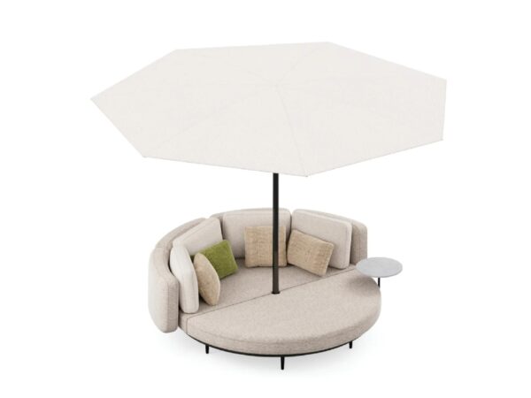 Rundes Loungebett aus Stoff | Royal Botania | Organix Lounge