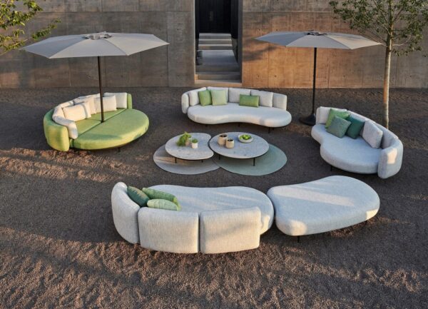 Rundes Loungebett aus Stoff | Royal Botania | Organix Lounge - Image 7