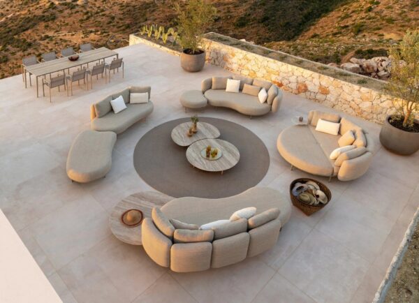 Rundes Loungebett aus Stoff | Royal Botania | Organix Lounge - Image 6