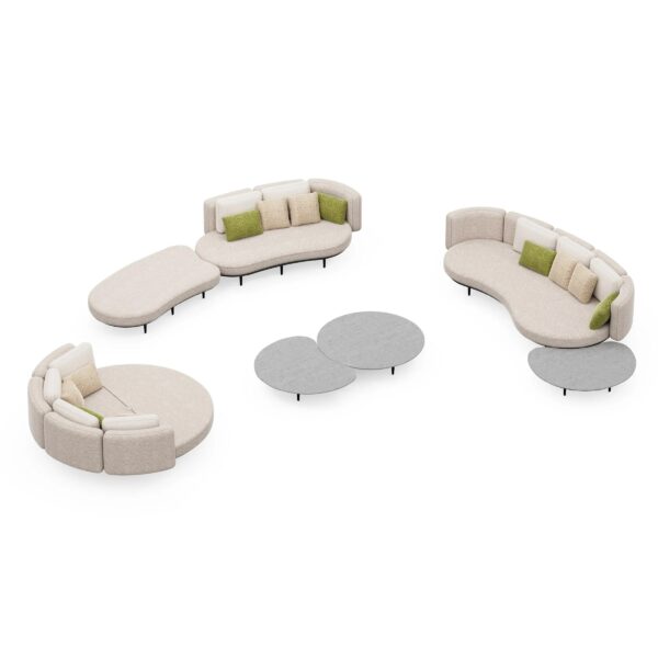 Rundes Loungebett aus Stoff | Royal Botania | Organix Lounge - Image 15