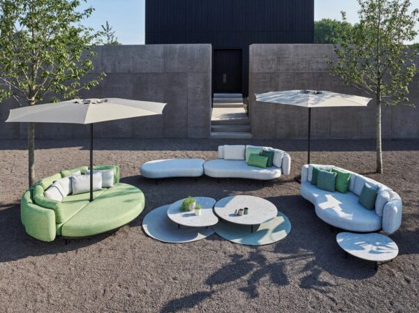 Rundes Loungebett aus Stoff | Royal Botania | Organix Lounge - Image 8