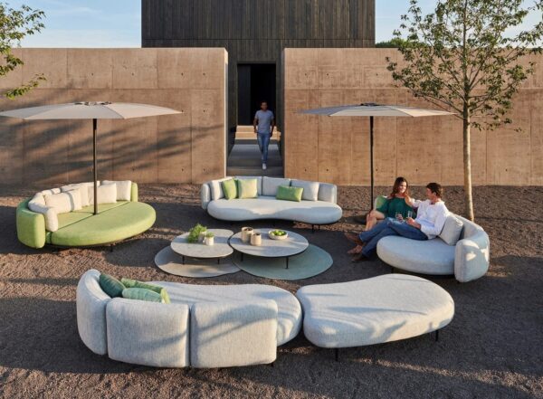 Rundes Loungebett aus Stoff | Royal Botania | Organix Lounge - Image 9