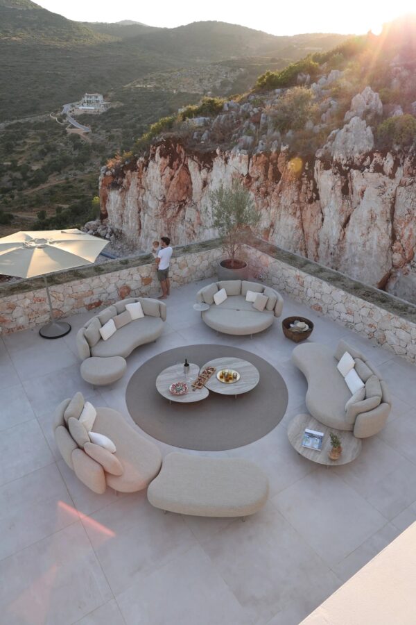 Rundes Loungebett aus Stoff | Royal Botania | Organix Lounge - Image 3