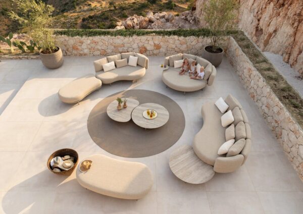 Rundes Loungebett aus Stoff | Royal Botania | Organix Lounge - Image 4