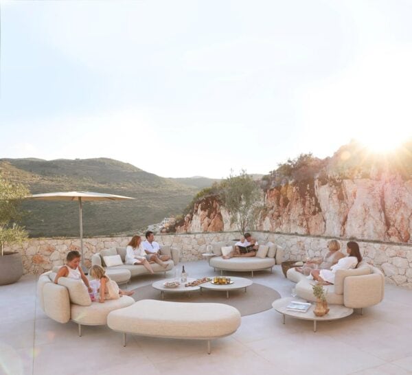 Rundes Loungebett aus Stoff | Royal Botania | Organix Lounge - Image 2