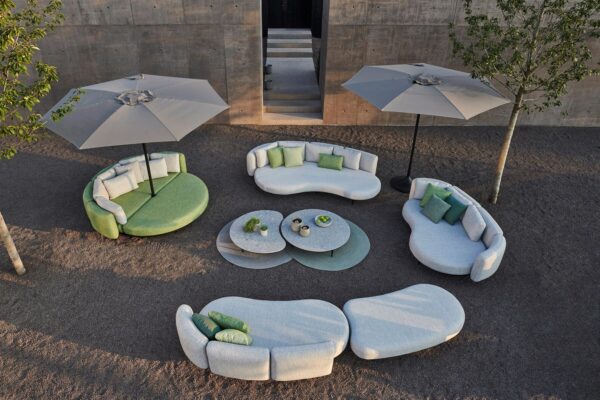 Rundes Loungebett aus Stoff | Royal Botania | Organix Lounge - Image 11