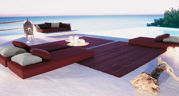 Kissen aus Stoff mit abnehmbarem Bezug für Aussen | Paola Lenti - Image 6