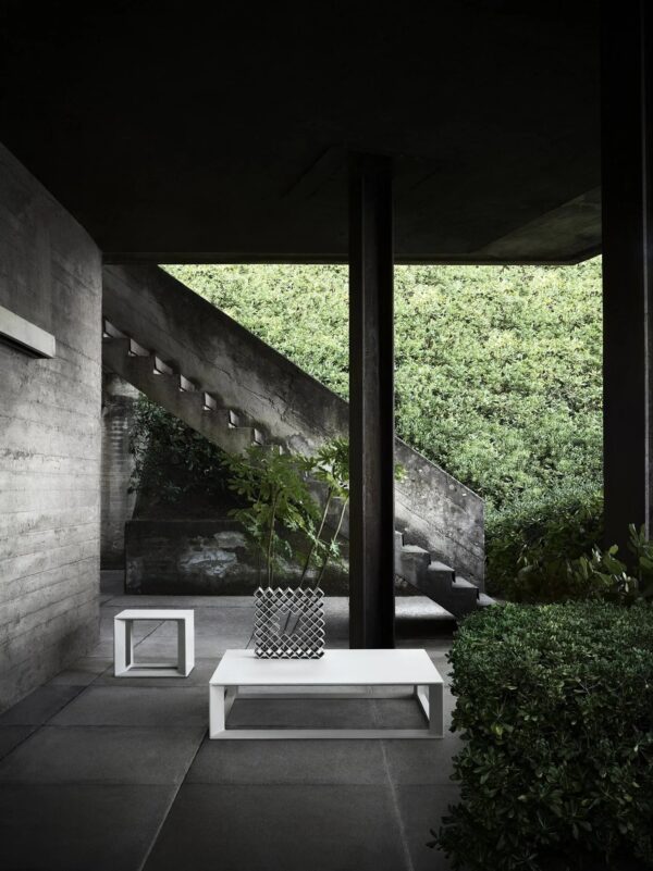 Garten-Beistelltisch aus Zement | B&B Italia Outdoor | Pablo - Image 4