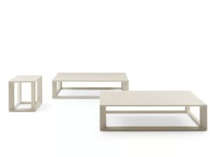 Garten-Beistelltisch aus Zement | B&B Italia Outdoor | Pablo