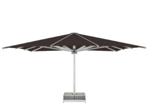 Sonnenschirm aus Aluminium mit integrierter Beleuchtung | Glatz