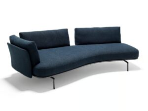 Geschwungenes Sofa aus Stoff | Knoll | Panoramic