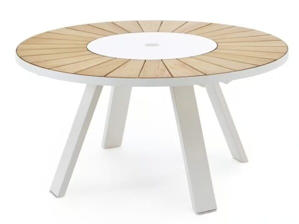 Runder Gartentisch aus Irokoholz Lazy Susan | Extremis | Pantagruel