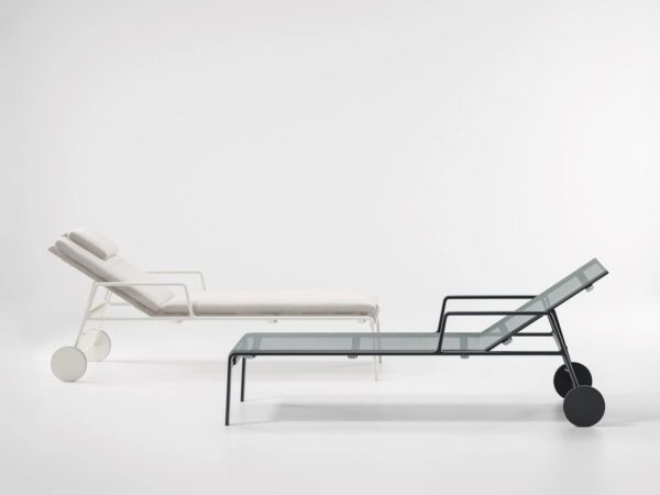 Verstellbarer Gartenliege aus Stoff | Kettal | Park Life - Image 2