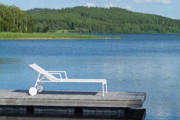 Verstellbarer Gartenliege aus Stoff | Kettal | Park Life - Image 4