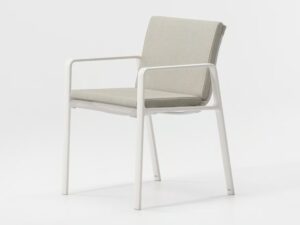 Stapelbarer gepolsterter Gartenstuhl | Kettal | Park Life