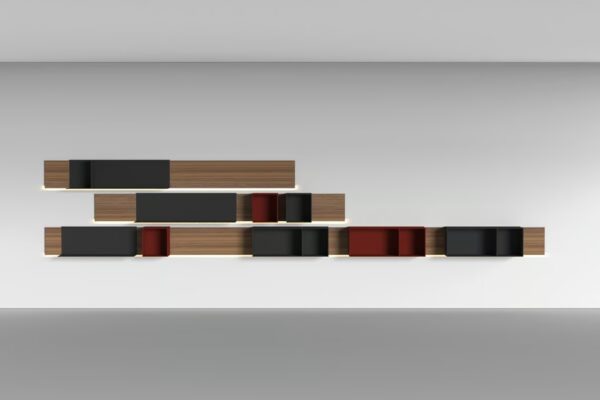 Offenes modulares Bücherregal aus Aluminium strangpresst | MDF Italia - Image 2