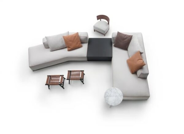 Quadratischer Couchtisch aus Holz | Flexform | Perry - Image 3