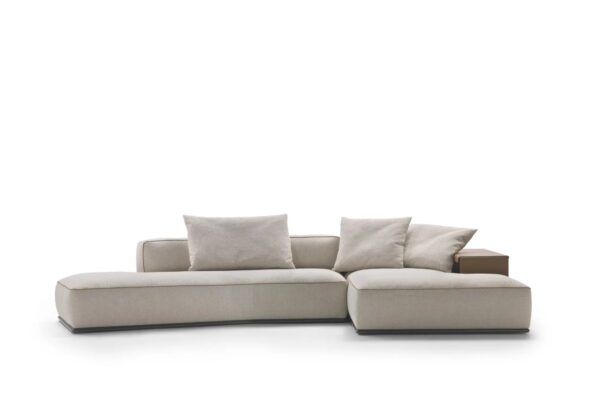 Sofa aus Stoff mit integriertem Zeitungsständer | Flexform | Perry - Image 17