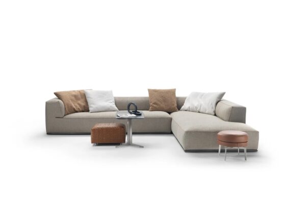Sofa aus Stoff mit integriertem Zeitungsständer | Flexform | Perry - Image 3