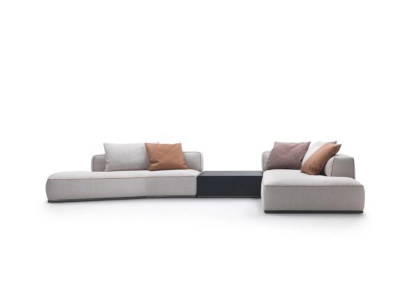 Sofa aus Stoff mit integriertem Zeitungsständer | Flexform | Perry - Image 13