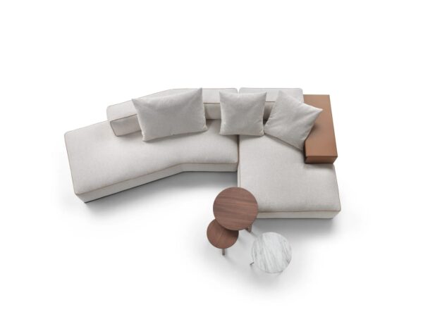 Sofa aus Stoff mit integriertem Zeitungsständer | Flexform | Perry - Image 18