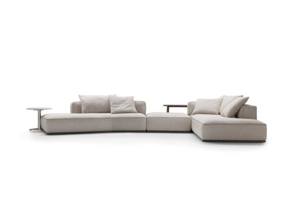 Sofa aus Stoff mit integriertem Zeitungsständer | Flexform | Perry - Image 15