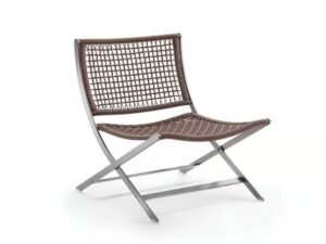 Loungesessel aus gegerbtem Leder | Flexform | Peter