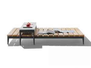 Rechteckiger Couchtisch aus Irokoholz | Flexform | Pico Outdoor