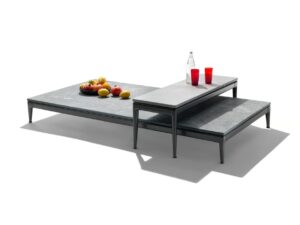 Rechteckiger Couchtisch aus Stein | Flexform | Pico Outdoor