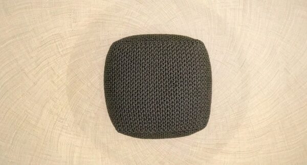 Gepolsterter Sitzpuff mit abnehmbarem Bezug | Paola Lenti | Picot - Image 3