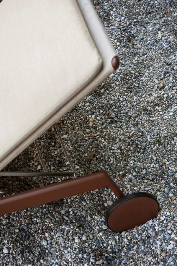 Stapelbarer Gartenliege aus Technischem Gewebe mit Rollen | RODA | Piper - Image 5