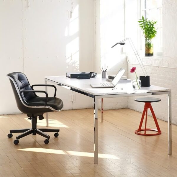Drehhocker Hocker aus Aluminium | Knoll | Piton™ - Image 2