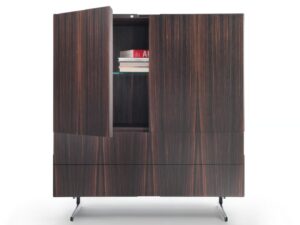 Anrichte aus Holz mit Flügeltüren | Flexform | Piuma
