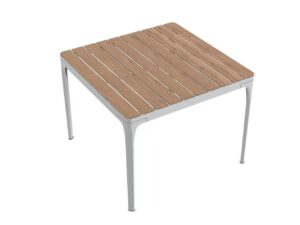 Quadratischer Gartentisch aus Teakholz | Ethimo | Play