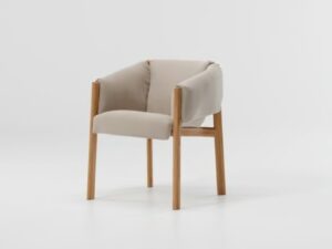 Gepolsterter Stuhl aus Stoff | Kettal | Plumon