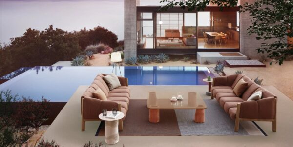 3-Sitzer Gartensofa aus Stoff | Kettal | Plumon - Image 4