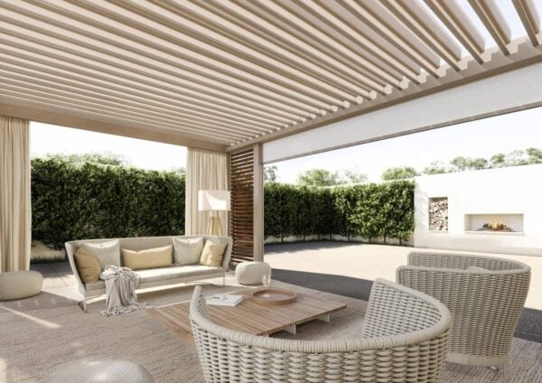 Freistehende Terrassenüberdachung aus Aluminium | RENSON - Image 2