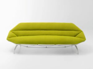 3-Sitzer Gartensofa aus Edelstahl | Paola Lenti | Alma