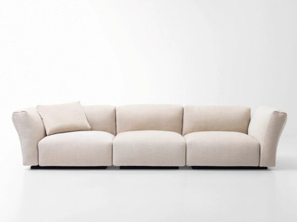 Modulares Lineares 3-Sitzer Sofa aus Stoff | Paola Lenti