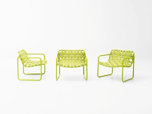 Gartensessel aus pulverbeschichtetem Aluminium | Paola Lenti | Baleari - Image 2