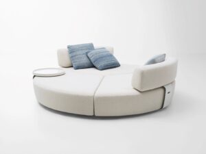 Rundes Gartensofa aus Stoff | Paola Lenti