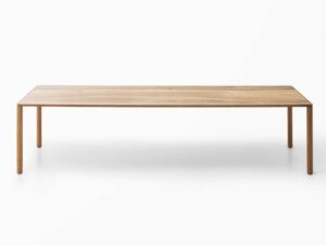 Rechteckiger Tisch aus Holz | Paola Lenti