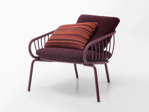 Lounge Gartensessel aus Stoff mit Armlehnen | Paola Lenti